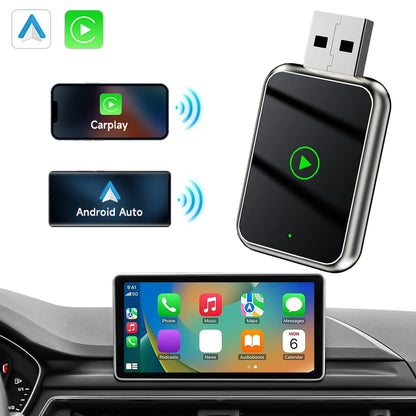 2in1 Wireless CarPlay Iphone & Android Auto Adapter