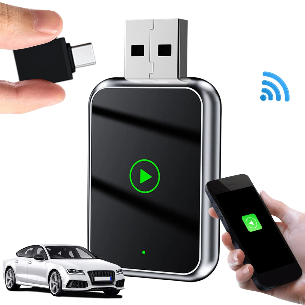 2in1 Wireless CarPlay Iphone & Android Auto Adapter